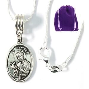 St Gerard Necklace | Patron Saint of Motherhood Fertility Charm